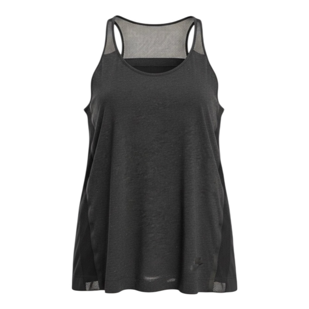 Nike Women’s Mesh Racerback Athletic Tank Top Black Size Medium